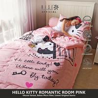 Gambar Rise Sprei Anak HK Romantic Home - ungu 100x200x20 dari risebedding Kota Bandung 1 Tokopedia