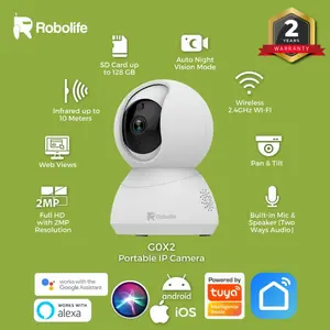 RoboLife G0X2 IP Kamera Smart BabyCam 2.0MP Garansi Resmi 2Tahun
