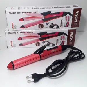 CATOK Nova 2009 catok 2 in 1 lurus dan keriting curly catokan rambut