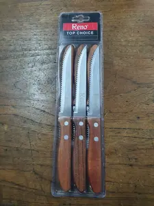 Pisau steak gagang kayu RENO
