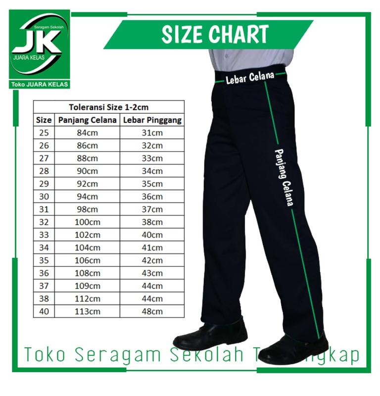 Product Introduction of Celana Panjang Hitam Seragam Sekolah SMP - SMA / Celana Seragam Sekola 0
