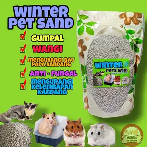 pasir wangi hamster untuk alas dan pasir toilet hamster - sugar glider