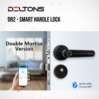 Gambar Smart Lock Fingerprint DR2 Simple Handle Digital Door Lock - Single Latch dari DELTONS Store Kota Tangerang 2 Tokopedia