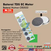 Gambar baterai nutron cr2032 untuk tds & ec meter dari Atapponik Store Kota Surabaya 1 Tokopedia