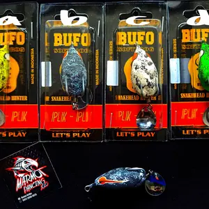 LURE SOFT FROG BUFO SOFTFROG UMOAN GABUS TOMAN