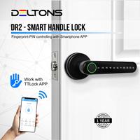 Gambar Smart Lock Fingerprint DR2 Simple Handle Digital Door Lock - Single Latch dari DELTONS Store Kota Tangerang 1 Tokopedia