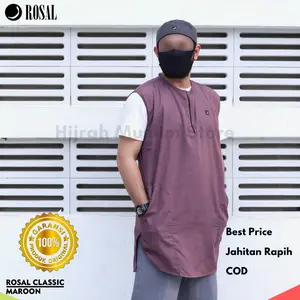 MURAH ! GROSIR BAJU MUSLIM ROMPI SHOLAT PRIA CLASSIC MIX CLASMIX KOTAK