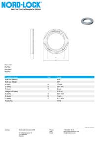 Gambar Nord-Lock Wedge Locking Washer, NL1113-5 M16ss dari BIMURA PUTRA PERSADA Kota Surabaya 4 Tokopedia