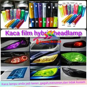 TERMURAH STIKER HYBRID HEADLAMP MOBIL DAN MOTOR //STIKER KHUSUS LAMPU