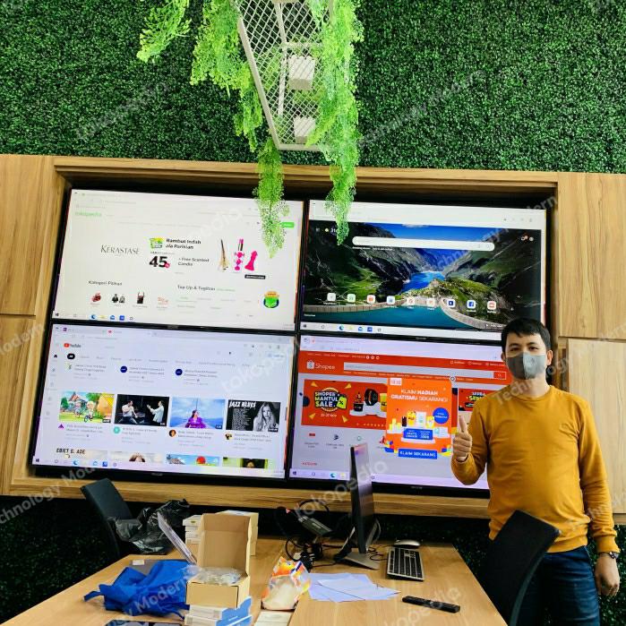 Multiple Monitors Display untuk 4 TV Extend Display (Tampil Beda-beda)