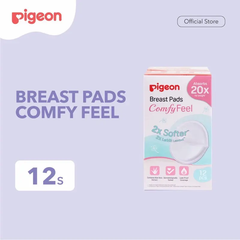 Pigeon Breast Pads Comfy Feel 12s 30s / Pigeon Breastpad Penyerap Asi
