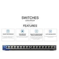 Gambar LINKSYS LGS116-AP 16-Port Business Desktop Gigabit Switch dari Techno Computer Bali Kota Denpasar 4 Tokopedia