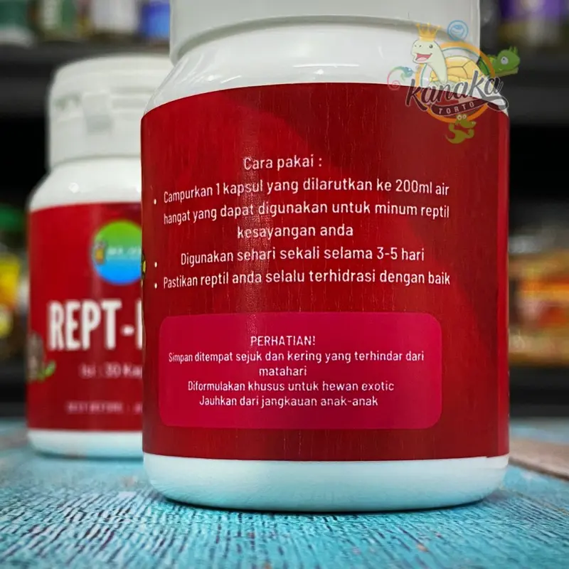 Rept-Med ECERAN Obat Reptil Pilek Lemas Mencret Torto Sulcata Pardalis 2