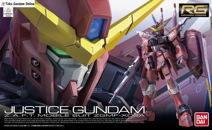 Gambar RG Justice Gundam dari Toko Gundam Online Kota Tangerang Selatan Tokopedia