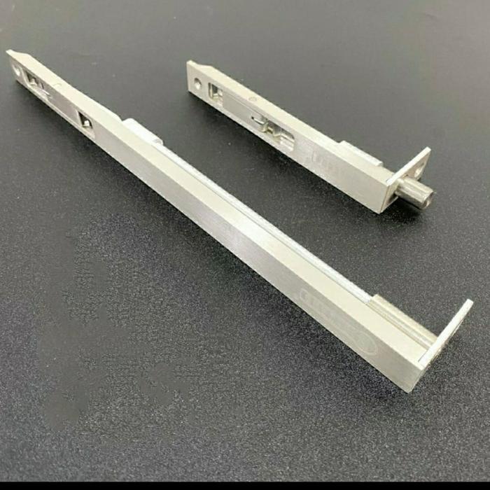Gambar Grendel Tanam Pintu 12&6 inch Stainless BoLZano - Flush Bolt Slot A34 dari Dunia Acc shop Kota Administrasi Jakarta Utara Tokopedia