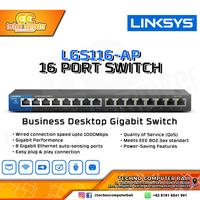 Gambar LINKSYS LGS116-AP 16-Port Business Desktop Gigabit Switch dari Techno Computer Bali Kota Denpasar 1 Tokopedia