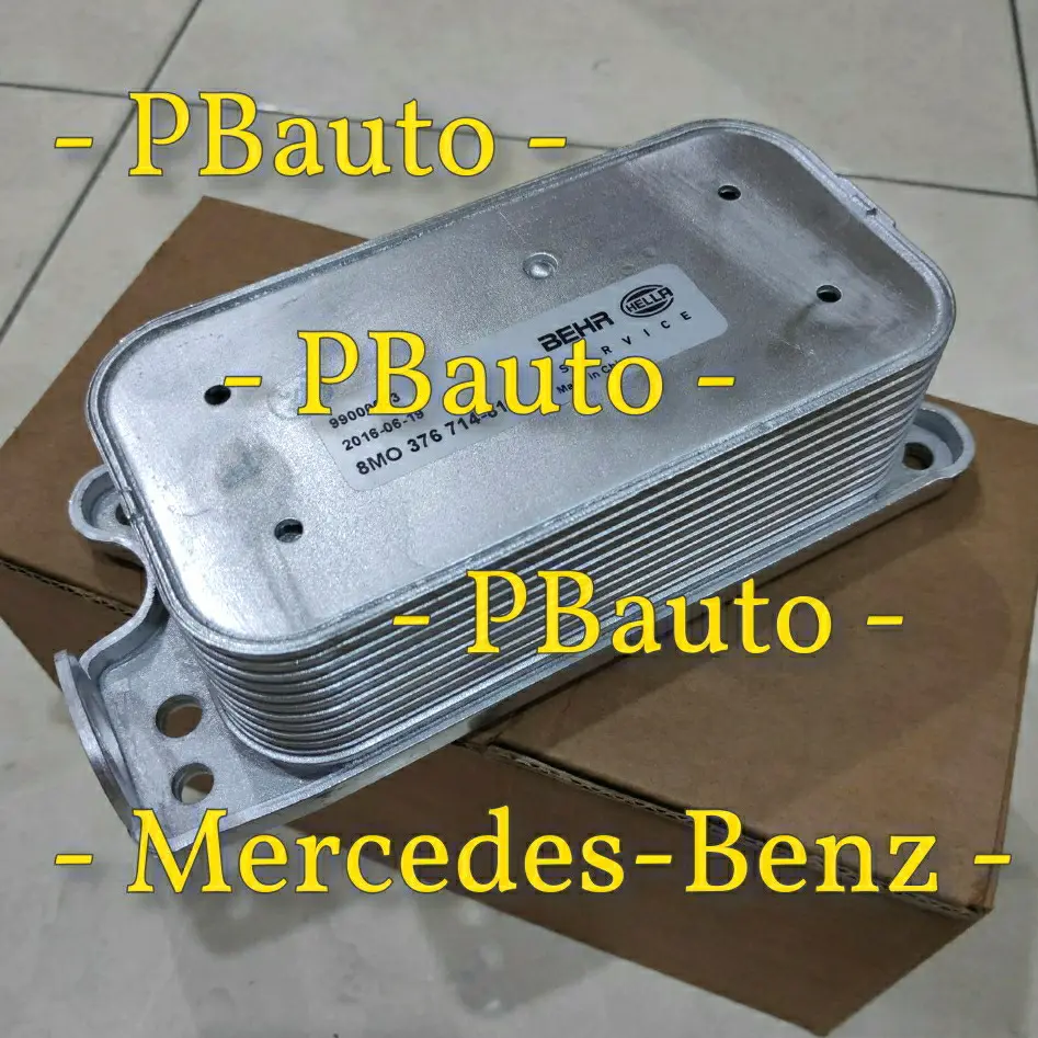 Oli Cooler m272 c230 E300 Merk BEHR / Mercedes Benz V6 Mercy Hella