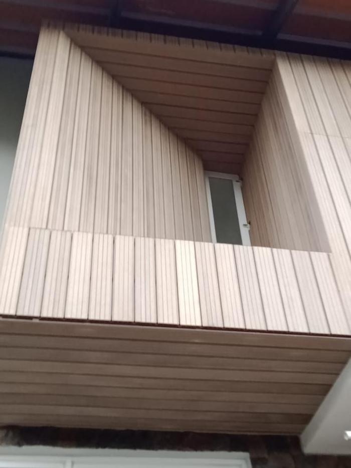 Gambar HPC WPC decking kayu kolam renang anti rayap air jati ulin not pvc dari Baliwood Kota Tangerang Tokopedia