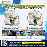 Gambar Fast Print Kertas Stiker Glossy Photo Paper Plus Laminating Dingin A4 dari Fast Print Bandung Kota Bandung 1 Tokopedia