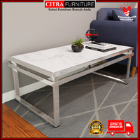 Gambar Citra Furniture Meja Tamu Marmer Rangka Stainless MP - Meja Putih dari Citra furniture Kota Administrasi Jakarta Pusat 4 Tokopedia