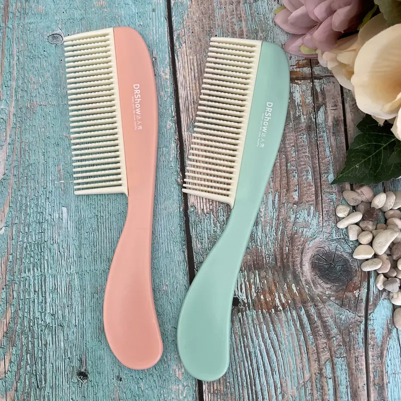 Sisir Gigi Jarang Anti Rambut Kusut Kekinian Soft Colourful DR Show 2