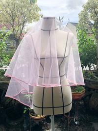 Gambar Wedding Veil 002 baby pink dari Sarkara Kota Tangerang Selatan 3 Tokopedia