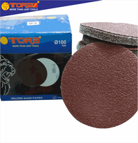 Gambar TORA Amplas Velcro / Tempel - Amplas Bulat Box 100 Pcs 4 Inch - 40 dari Tora Official Shop Kab. Bandung 1 Tokopedia