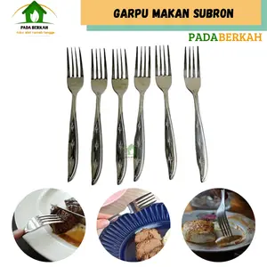 Garpu Makan Murah Stainless Steel Subron No. 303 Per Lusin 12 Pcs