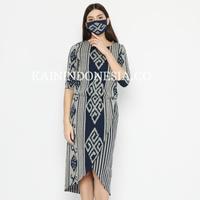 Gambar KI Dress Clarissa Zola Biru - Biru, 4 dari KainIndonesiaco Kota Administrasi Jakarta Timur 4 Tokopedia