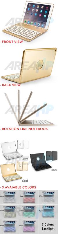 Gambar Ultra Slim Keyboard Case Backlight iPad 10.2 7 8 9 2019 2020 2021 dari AreaHP77 Kota Administrasi Jakarta Pusat 2 Tokopedia