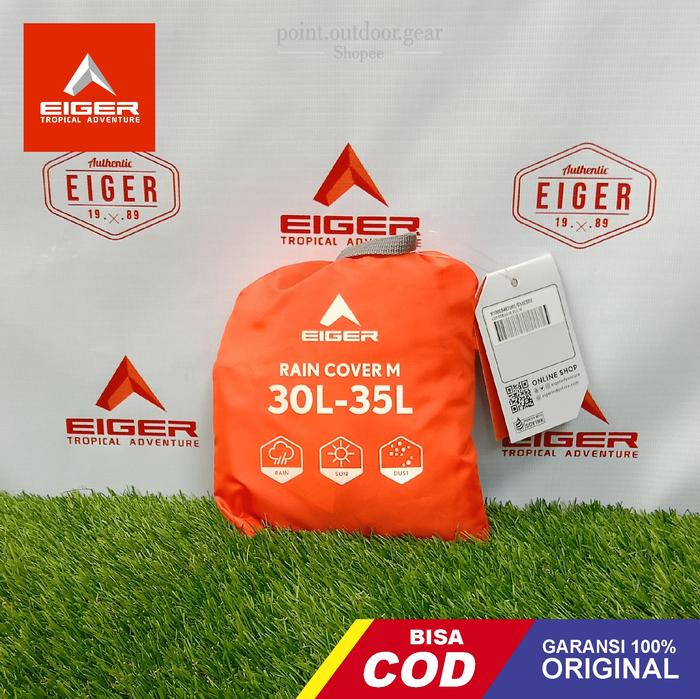 Gambar Rain Cover EIGER Coverbag M Flo 30L - 35L dari Eiger Original Store Kab. Bantul Tokopedia