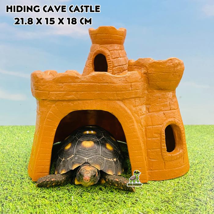 Jual HIDING CAVE CASTLE RUMAH TORTO KURA AIR RES GECKO PANANA SULCATA ...