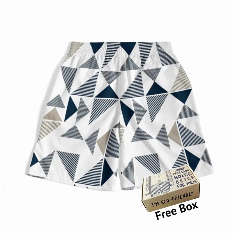 **FREE BOX** Boxer motif Tri Geometri Geo01 0