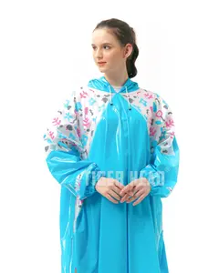 Jas Hujan GAMIS CHARIVA TIGER HEAD Muslimah Hijabers COAT 68341chariva