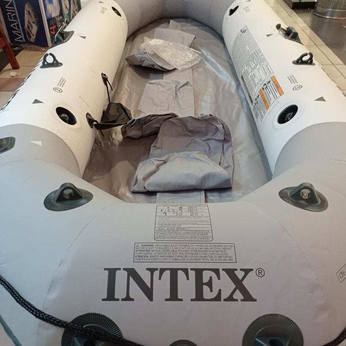 Jual perahu karet intex mariner 4 inflatable raft Riverlakeboat set ...