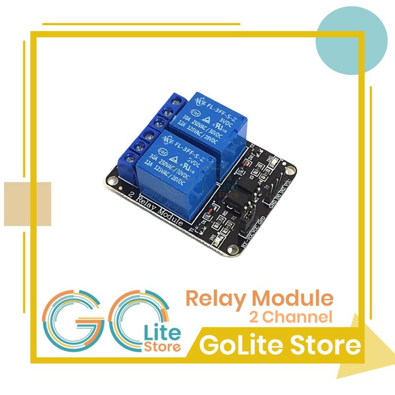 Relay Module 2 Channel For Arduino & Raspberry 5VDC Modul Relay - Shop ...
