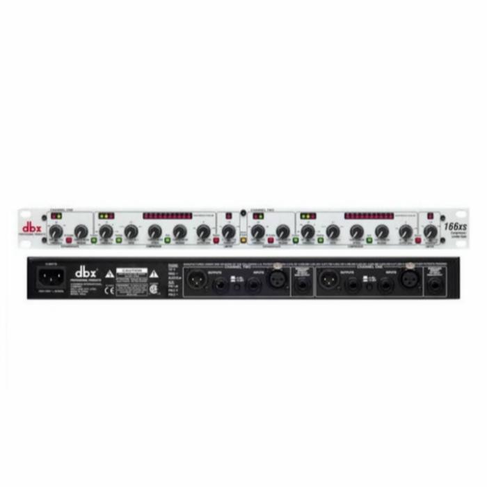 Jual COMPRESSOR LIMITER GATE DBX 166XS STEREO DUAL MONO ORIGINAL