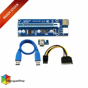 PCIe PCI Express Riser Card USB 3.0 1x to 16x - 4 Capasitor