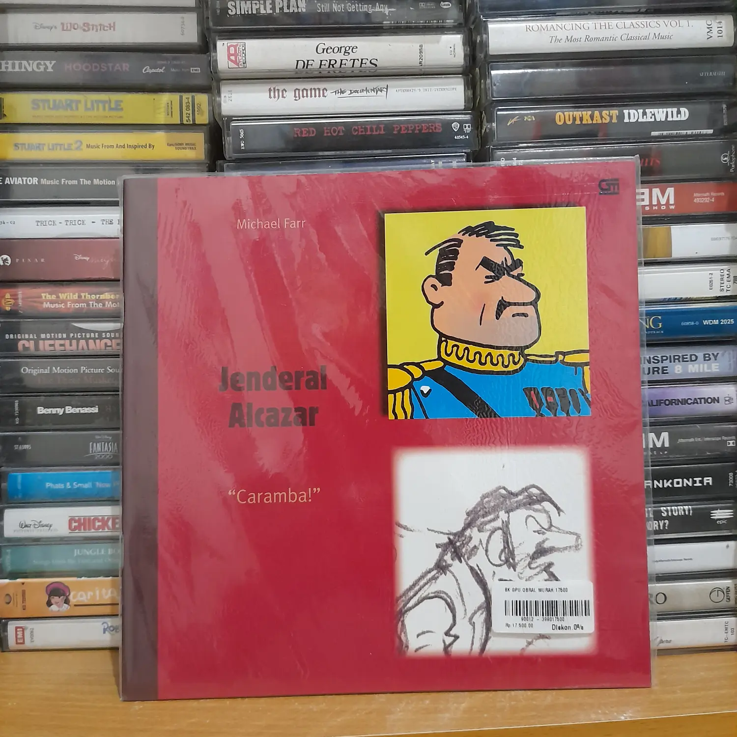 Buku segel seri Tintin - Jenderal Alcazar oleh Michael Farr