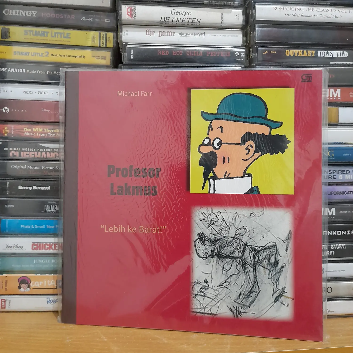 Buku segel seri Tintin - Profesor Lakmus