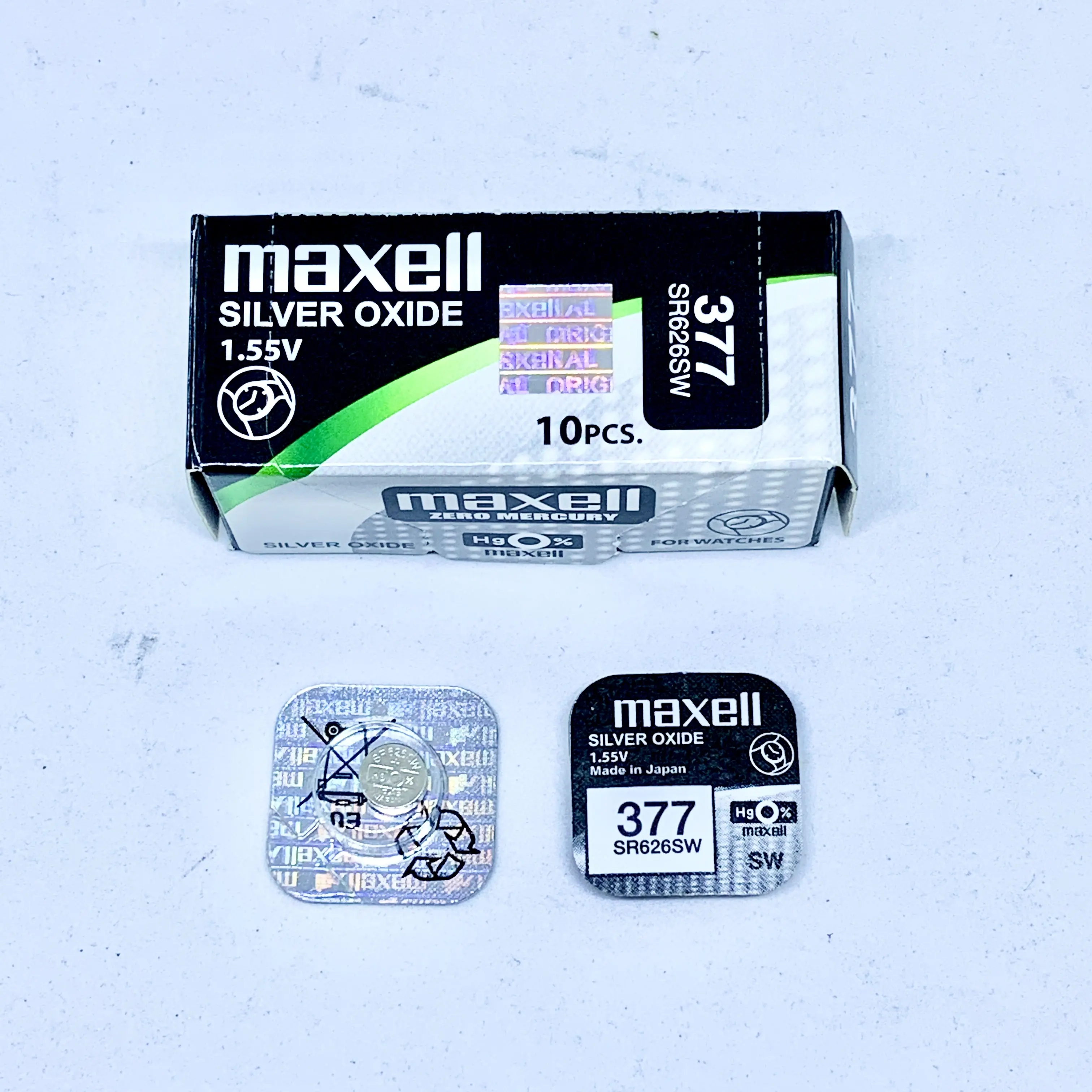 BATERAI MAXELL 377 SR626SW ORIGINAL / BATRAI JAM TANGAN SR626 AG4
