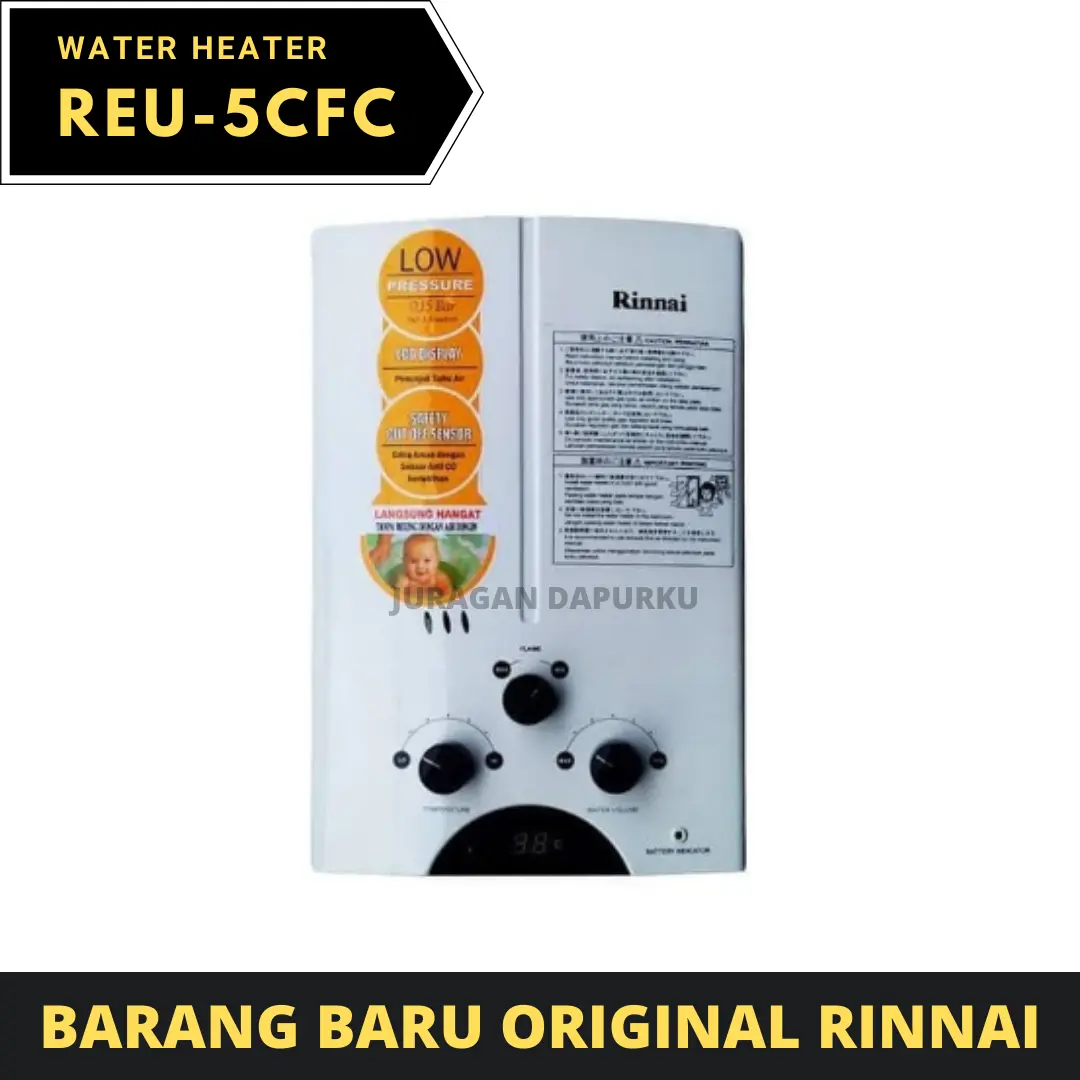 Water Heater / Pemanas Air Rinnai REU-5CFC / REU 5 CFC