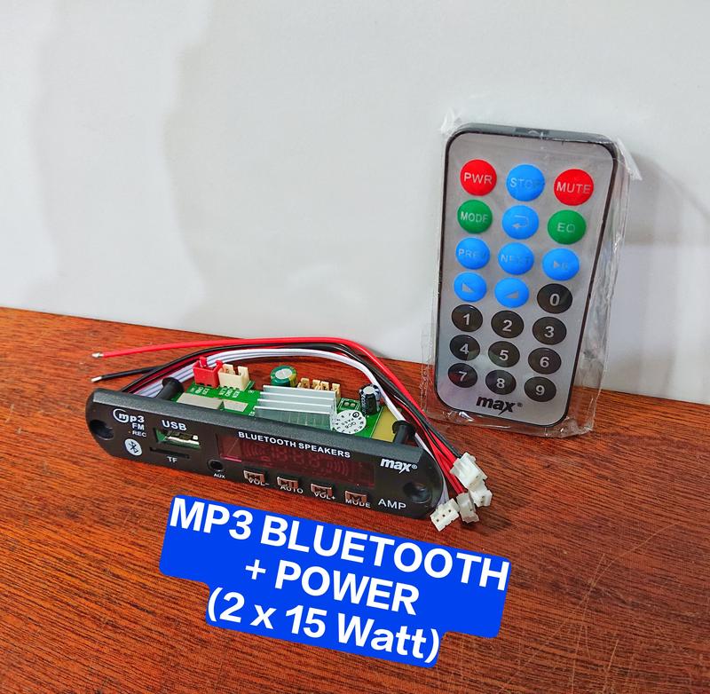 Kit Mp3 Player Bluetooth + Power 2x15 Watt Mp3 Power 2x15W DC 12V ...