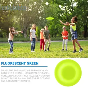 Frisbee Silikon Rubber Mainan Piring Terbang Toys Flying Disk Mini