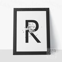 Gambar Inisial Frame R Dekorasi Nama Wedding Name Sign Flowers Hiasan Bingkai - Putih dari LANCARI Kota Administrasi Jakarta Pusat 2 Tokopedia