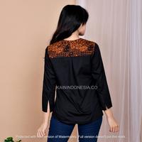 Gambar KI Blouse Vena Kia Coklat - Cokelat, 4 dari KainIndonesiaco Kota Administrasi Jakarta Timur 3 Tokopedia