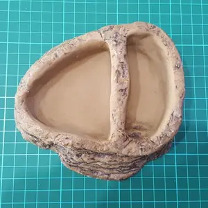 Reptile Combo Dish ys Tempat Makan n Minum Gecko BD Tegu Kadal Panana