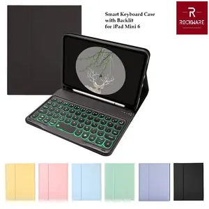 ROCKWARE RW-TS006D - Smart Keyboard Case for iPad Mini 6 2021