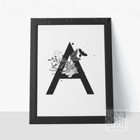 Gambar Inisial Frame A Dekorasi Nama Ulang Tahun Name Sign BNW Hiasan Bingkai - Hitam dari LANCARI Kota Administrasi Jakarta Pusat 1 Tokopedia