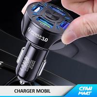Gambar Charger Mobil Adaptor Car Charger 4 USB Quick Power 3.0 Fast Charging - BK358 - HITAM dari CyanMart Kota Administrasi Jakarta Barat 3 Tokopedia